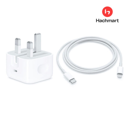 Original Iphone 20W USB-C Power Adapter 3 Pin with Charge Cable